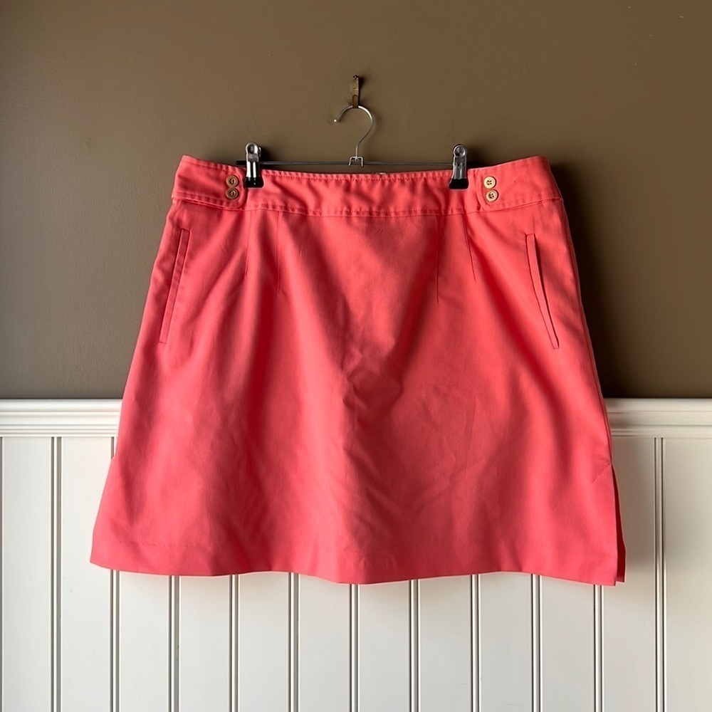 Vintage SPORT HALEY Coral Golf Skort with Pockets Size 14 - Picture 10 of 10